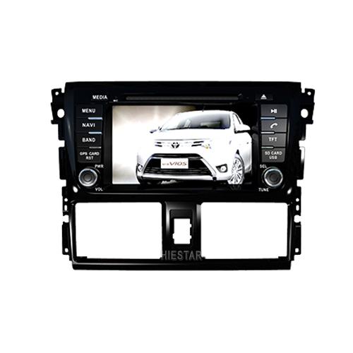 Toyota VIOS YARIS Sedan 2013 CD Nav Car DVD Player with GPS 1024 HD Touch Screen 7'' 8 core band Android 7.1/6.0 System All in one