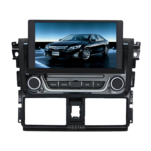 Toyota 2014 Yaris FM Steering Wheel Control Car Stereo Video DVD GPS Player 8'' HD Touch Screen 8 core band WIFI Android 7.1/6.0