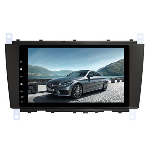 Benz C class w211 Iran 8'' Capacitive Touch Screen Car Pad Android 7.1 radio GPS BT Wifi Mirror link Quad Cores 1G 16G Audio DVR Head Unit Multimedia