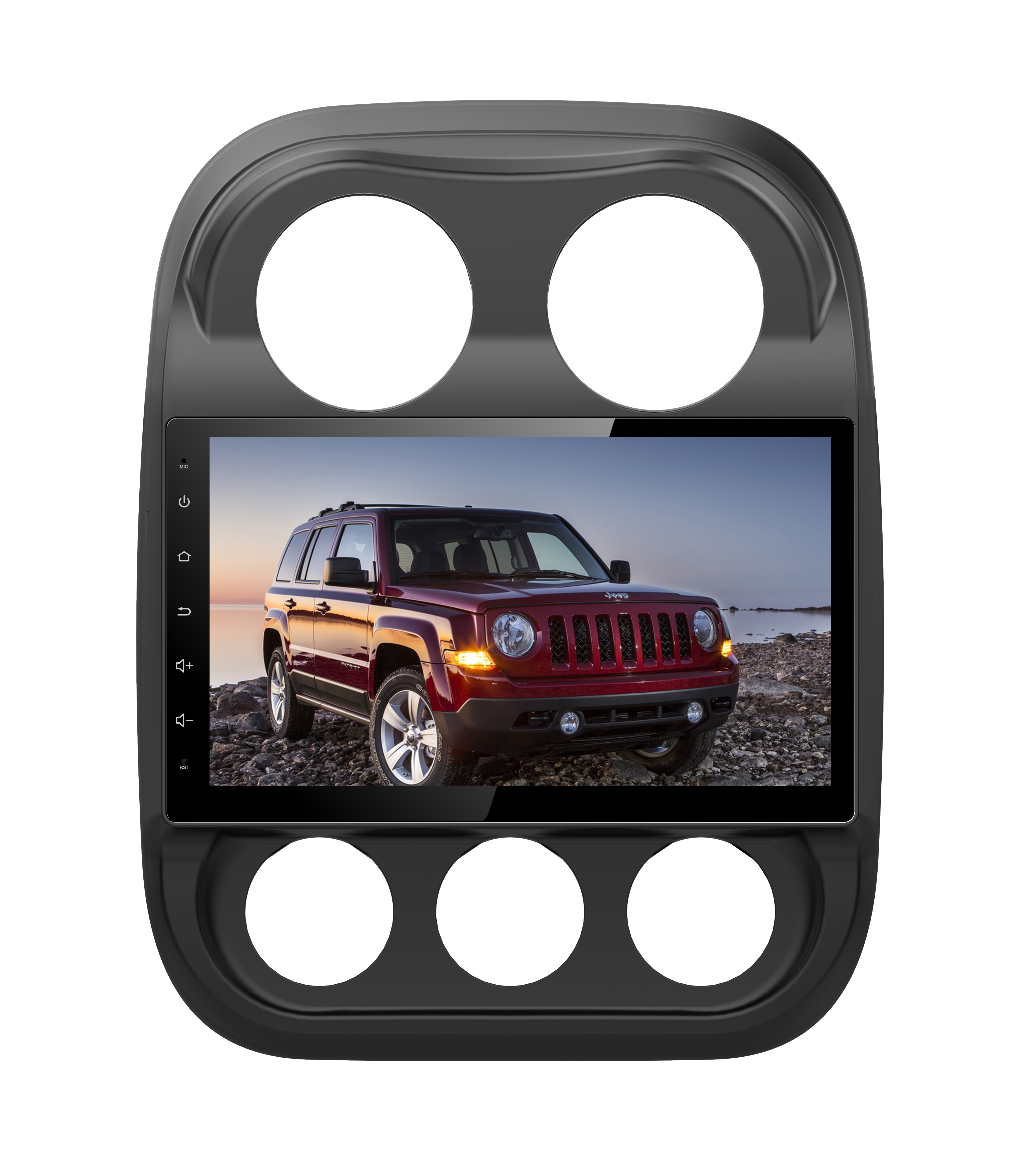 JEEP COMPASS Patriot 2007 10.1'' Touch Screen Car Pad Android 7.1/6.0 FM AM Radio Quad/Eight Cores Auto GPS Navigation Bluetooth Wifi Mirror link Rearview
