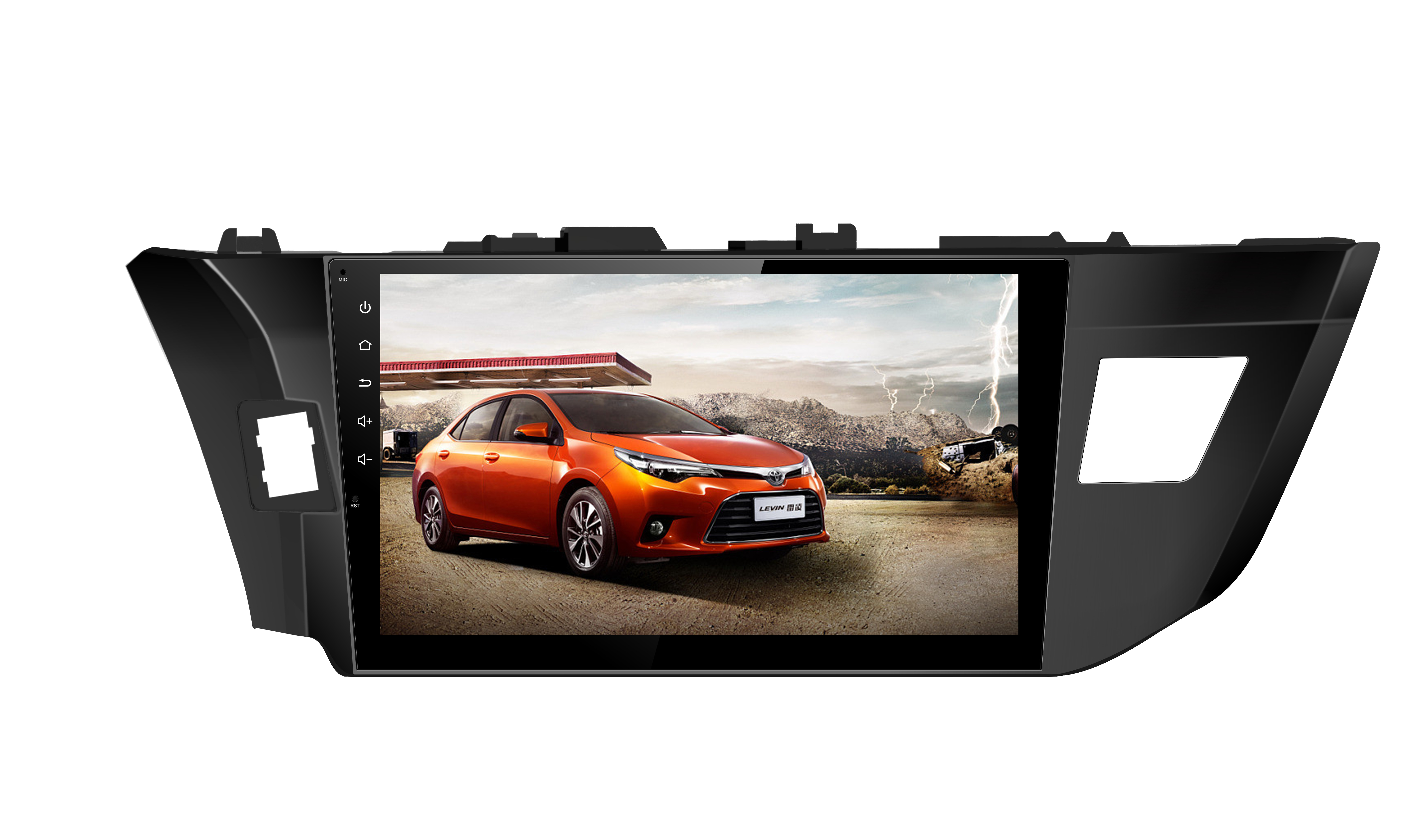 TOYOTA Corolla/Levin 2013 10.1'' Capacitive Touch Screen Car Pad Android 6.0/7.1 FM AM Radio Auto GPS navi 2G 32G Bluetooth Wifi Mirror link Eight/Quad Cores
