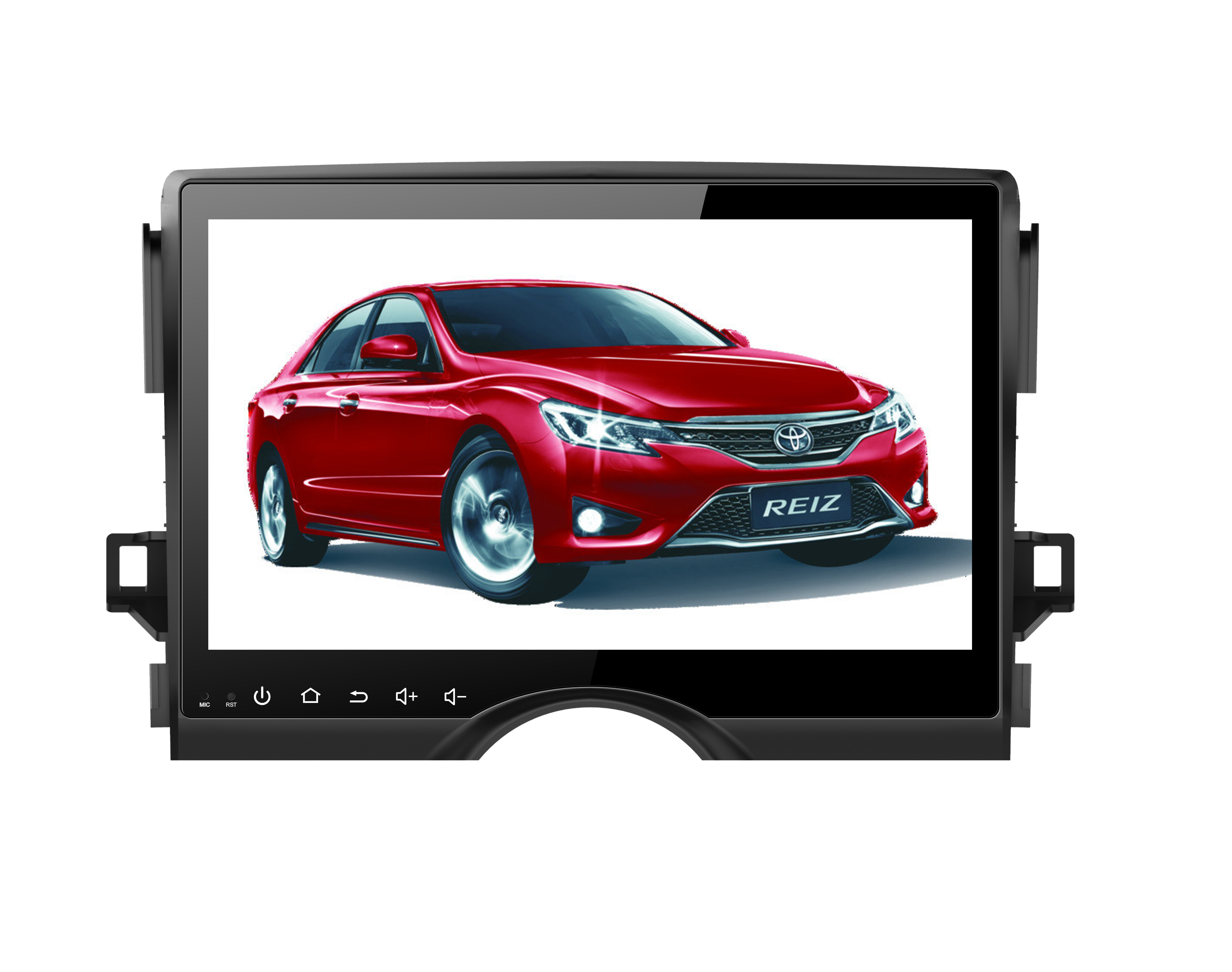 TOYOTA REZI MARK 2011 10.1'' Capacitive Touch Screen Car Pad Android 7.1/6.0 FM AM Radio Auto GPS navi 2G 32G Quad/Eight Cores BT Wifi Mirror link Video Audio in out