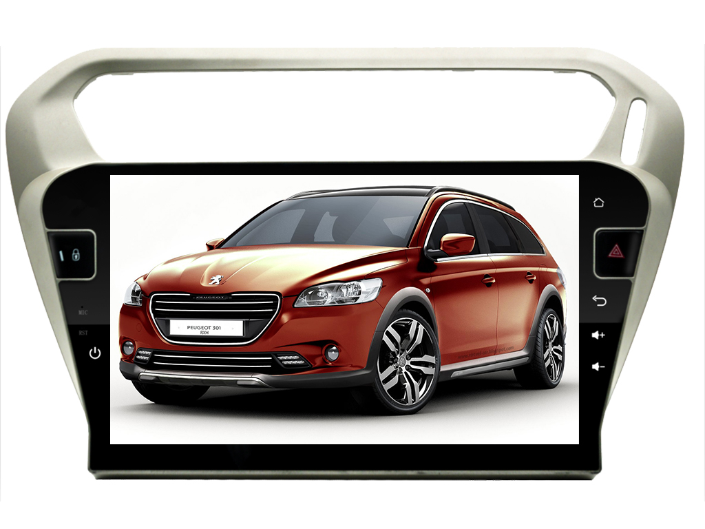 PEUGEOT 301 Citroen Elysee 10.1'' Capacitive Touch Screen Car Pad Eight/Quad Cores Android 6.0/7.1 2G 32G Car Stereo radio player Auto GPS navi Bluetooth Wifi Mirror link