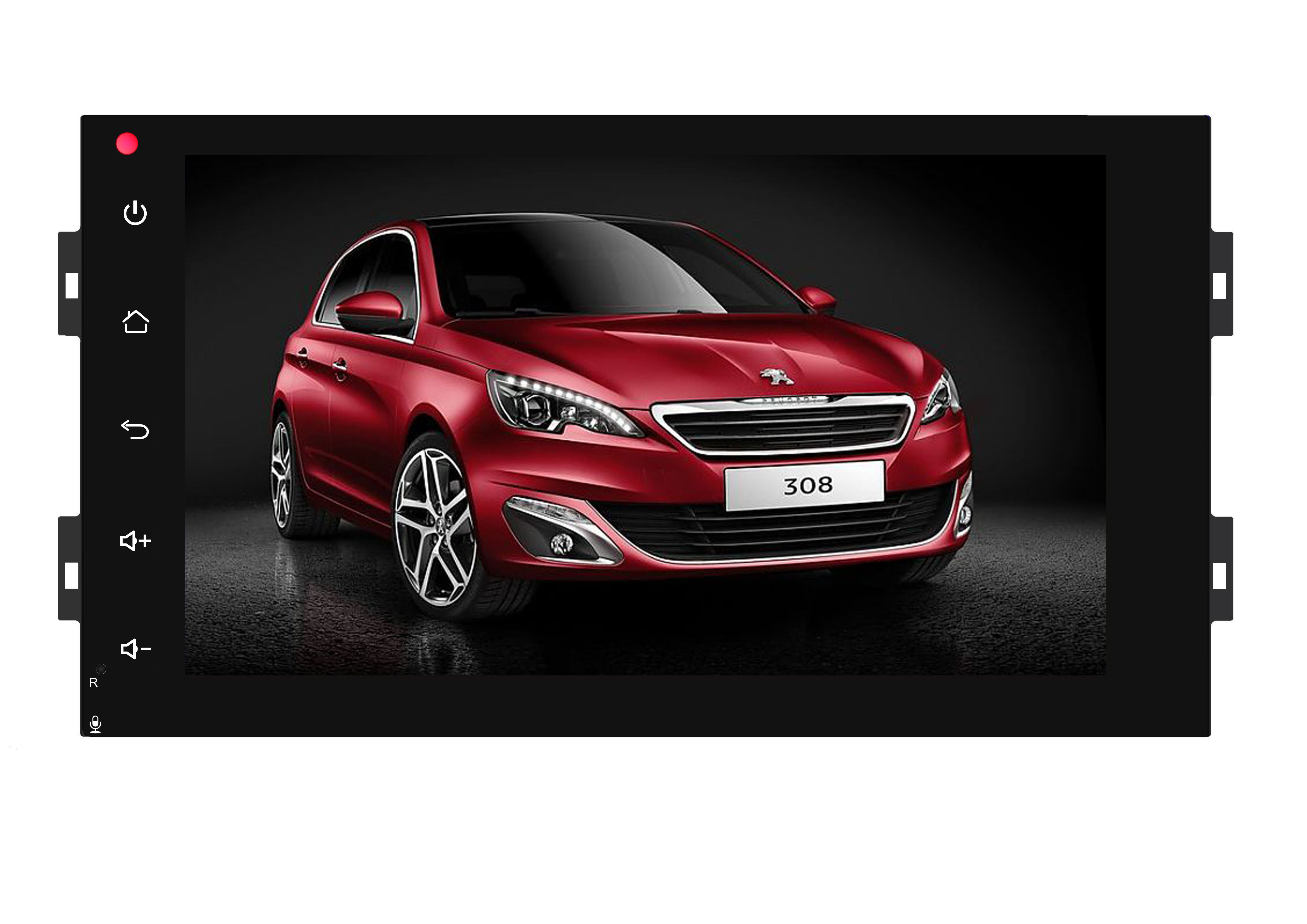 PEUGEOT 308 Android 7.1/6.0 8'' HD Touch Screen Car PC Android 7.1/6.0 RDS Quad/Eight Cores Car Stereo radio player Auto GPS navi BT Wifi Mirror link Freemap