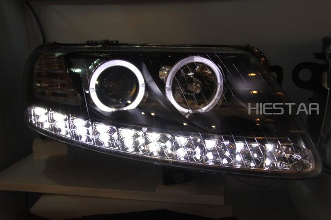 Angel Eyes headlight For Audi A6 A6L(2005-2008) with headlamp Le