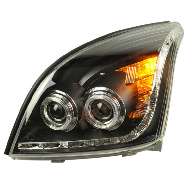 Toyota Prado 03-09 led headlights angel eyes with balast projectors optional
