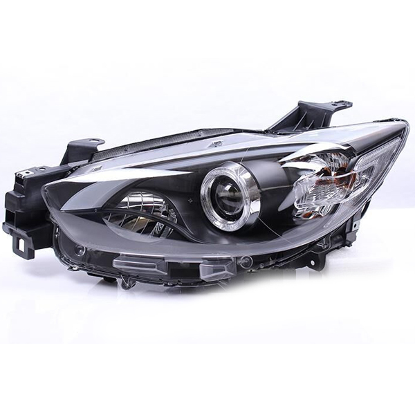 Mazda CX-5 headlamp double low beam lens led angel eyes with HID ballast type(opt)