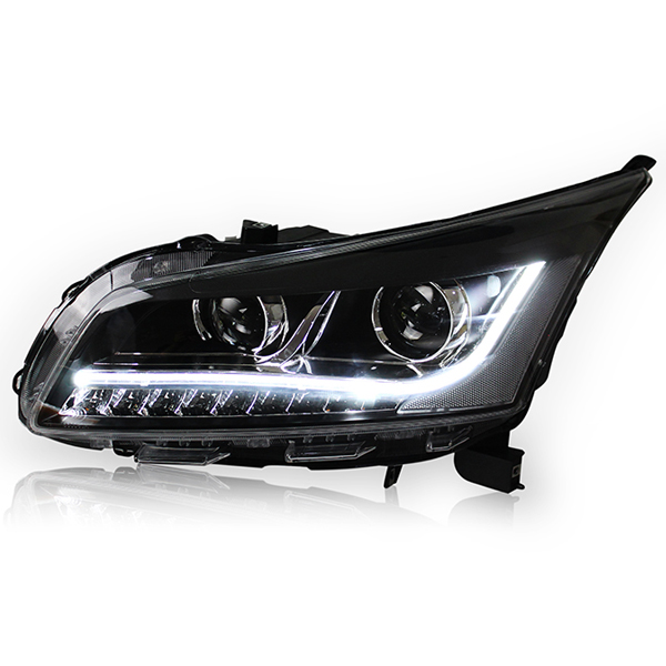 Chevrolet Cruze led frontlamps hot cool angel eyes with double lens