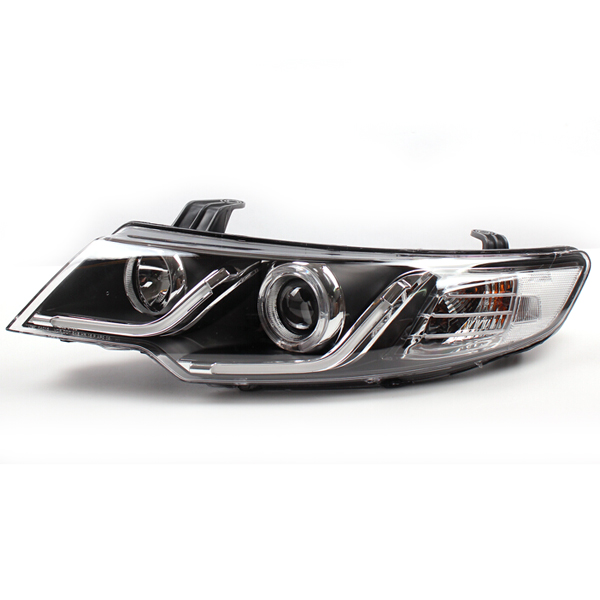 Kia Forte 2010-2013 hot selling high quality front lamps with angel eyes double lens
