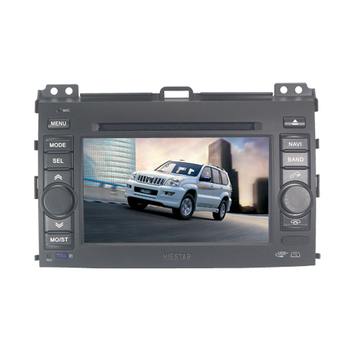 Toyota Prado Car GPS DVD navigation Bluetooth car clock dimmer cdc free gps map FM radio Wince 6.0
