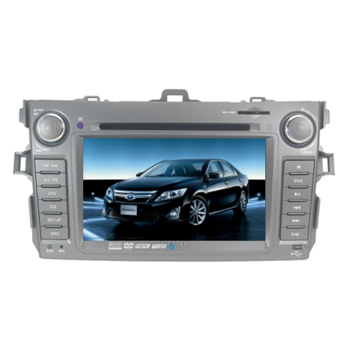 Toyota Corolla 2012 8'' GPS navigation Car DVD player Radio Touch Screen Bluetooth TV RearView Input Video Player Wince 6.0