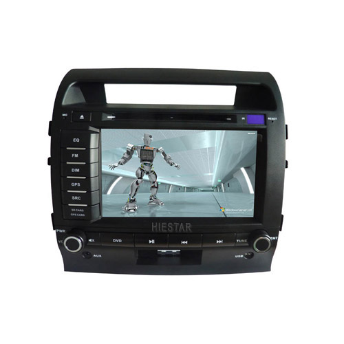 Toyota Land Cruiser 2009 8" Car DVD GPS Player Navigation Bluetooth Radio FM/AM ISDB/DVB-T(option) Free Map Wince 6.0