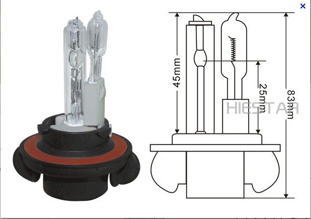 H13 Halogen Xenon Bulbs 12V 35W 4300K-30000K