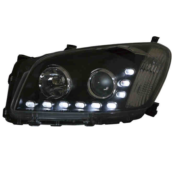 Toyota RAV4 bright led headlights with angel eyes